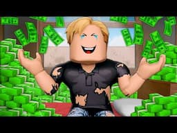 He Woke Up A BILLIONAIRE! (A Roblox Movie)