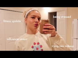 VLOG! (fitness update, social anxiety, new makeup)