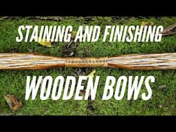 How I Stain and Finish Bows