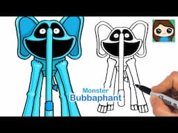 How to Draw Monster Bubba Bubbaphant Elephant | Poppy Playtime