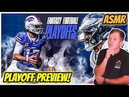 Fantasy Football ASMR | Playoff Preview!! - Whispering