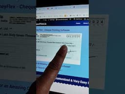 Print Cheque in Any Printer & All Bank's Cheque by MoneyFlex Cheque Printing Software ChequePrint.in