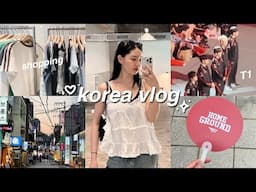 KOREA VLOG: shopping haul, maid cafe, T1 HQ tour + LoL Home Ground match