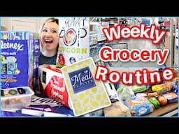 WEEKLY GROCERY ROUTINE! 3 HAULS!!! MEAL PLAN