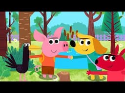 Funny Cartoon for kids -  Barley the little Pig Cartoon Story Animation Test - Just like Peppa Pig