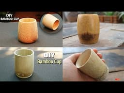 Top 4 Bamboo Cups beautiful environmentally friendly | Bamboo craft