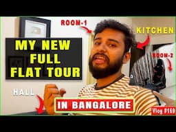 😍MY 2 BHK FLAT TOUR IN BANGALORE | FULL FLAT TOUR IN BANGALORE