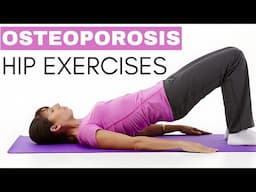 4 Osteoporosis HIP Exercises for BEGINNERS | PHYSIO Prolapse-Safe Workout