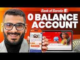 BOB Online Account Opening Zero Balance | Zero Balance Account