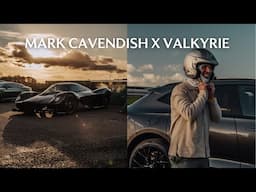 Sir Mark Cavendish drives Aston Martin Valkyrie for first time