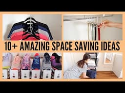 Small Closet / Wardrobe Organization Ideas (Kmart, Amazon, IKEA)