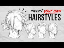 How to draw ANY Hairstyle & invent your own! | Tutorial | DrawlikeaSir