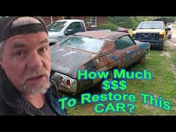 How Much Does It Cost To Restore A MUSCLE CAR? 1971 Chevy Chevelle!