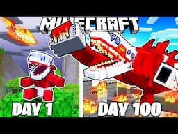 I Survived 100 Days as INFECTED SKY in Minecraft!