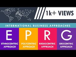 EPRG Model with Examples | Approaches to International business in Hindi | Management Talks