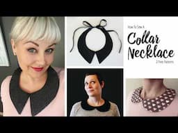 Sew A Collar Necklace - 2 free patterns!