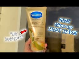 VASELINE GLUTA-HYA SERUM BURST LOTION - MY 2025 GLOW-UP MUST HAVE FOR A HEALTHIER & GLOWING SKIN!