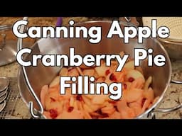 Canning Apple Cranberry Pie Filling