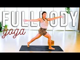 FULL BODY YOGA - 30 min Beginner Total Body Stretch Routine for Energy & Fcous