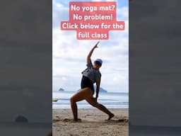 No Mat Beach Yoga Flow