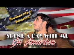 Spend A day with me in America | 🇺🇸|  Student Life in America | Struggle | Sucess in USA |