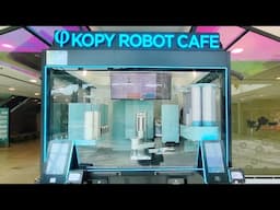 Drinks from Kopy Robot Cafe Vending Machine Malaysia