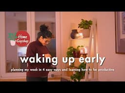 Wake up early | 4 TIPS to be productive as a HOMEMAKER | Home Organization Ideas