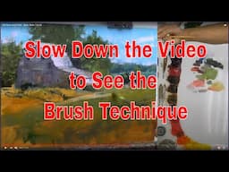 Slow Down Video to See Brushstroke Technique