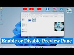 ✅ How to Enable or Disable 'Preview Pane' in File Explorer on Windows 11/10