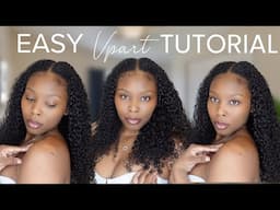 AMAZON WIG UNDER $100 | Affordable Kinky Curly V-Part Wig | Domiso Hair | Review + Install