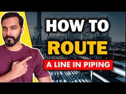 How to Route a Line in Piping Design (Design Stages Explained) #pipingdesign #career #oilandgas