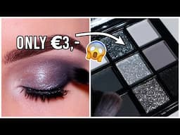 Unboxing Temu Goodies + Black Sparkly Smokey Eye Makeup Tutorial!