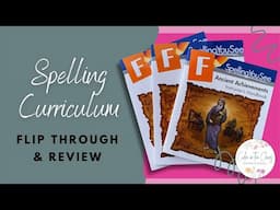 SPELLING YOU SEE LEVEL F FLIP THROUGH | Our Experience | Complete Spelling You See Curriculum Review