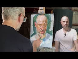 I Get Painted by One of UK's BEST Portrait Artists