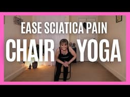 Chair Yoga Flow for Seniors & Beginners | Gentle Stretches for Back, Hips & Legs