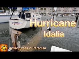 Hurricane Idalia at our Marina with our Sailboat