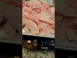 how much weight is lost when trimming a brisket #jelly007 #brisket