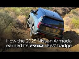 How the All-New 2025 Nissan Armada earned its PRO-4X badge