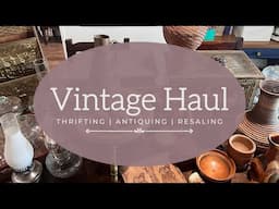 Huge Vintage Haul | Auction Amazement | Resale | Items to Flip