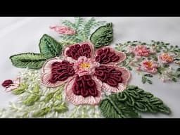 Stunning Floral Fantasy Dimensional Embroidery