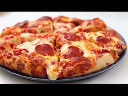 How To Make A PEPPERONI  PIZZA At Home