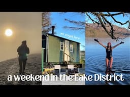 Staying in a Shepherd's hut, Skiddaw & a winter lake swim! | A weekend in the Lake District