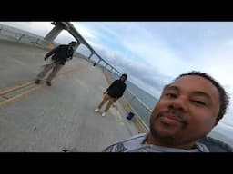 Outer Banks WINTER fishing at the Bonner Bridge for Sheepshead!