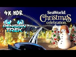 Penguin Trek coaster (Christmas POV) SeaWorld Orlando