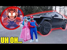 EVIL MARIO MEETS CYBERTRUCK (M3GAN & I have to save Peach!)