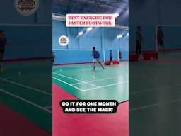 DO THIS TO IMPROVE YOUR FOOTWORK #badminton #badmintontutorials #shorts