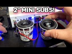 These 2" Mini Subs 🔊 are the smallest I've ever seen. Unboxed, powered up and SENT 😲