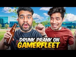 I DRUNK PRANKED @GamerFleet ON LIVE STREAM😱(Gone Wrong)💀