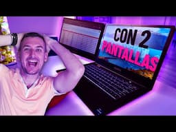 Este PC portátil tiene 2 PANTALLAS!!