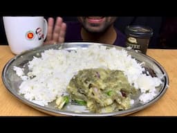 Alamin 05 || Eating brinjal & banana bhorta | simple eating show | Indian village eating show